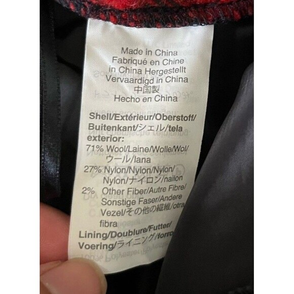 J Crew Red Green Holiday Lattice Print Wool Blend Pencil Skirt Size 6 - Picture 6 of 9